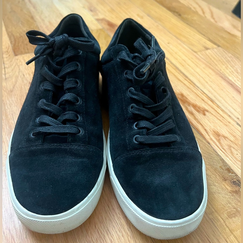 Vince Black Suede Sneaker